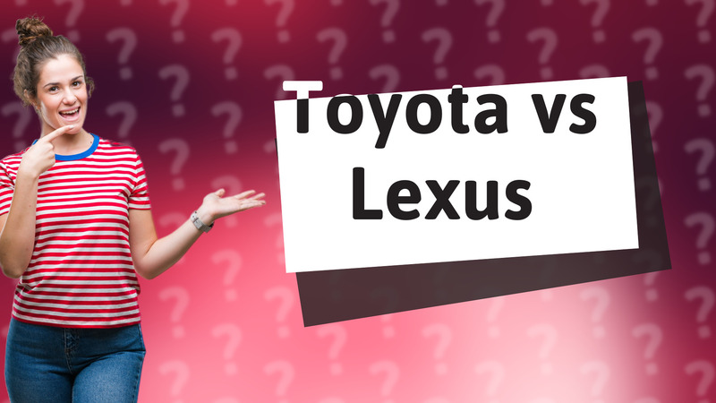 Toyota vs Lexus