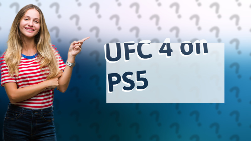 UFC 4 on PS5