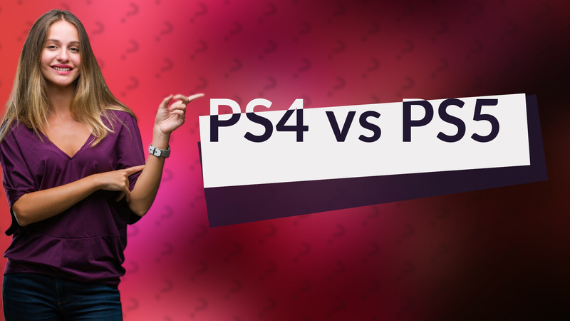 PS4 vs PS5