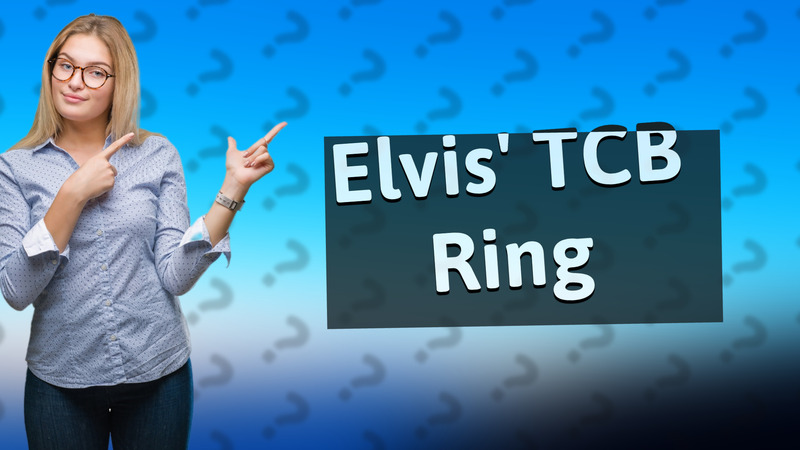 Elvis' TCB Ring