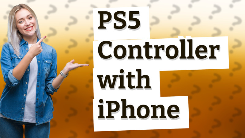 PS5 Controller with iPhone