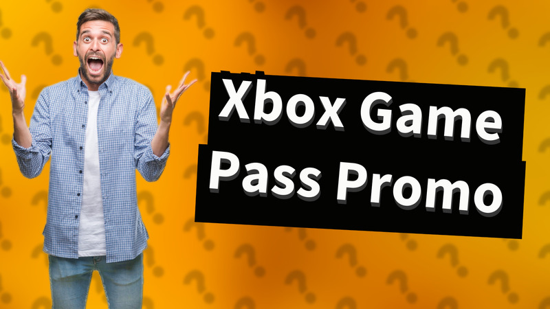 Xbox Game Pass Promo