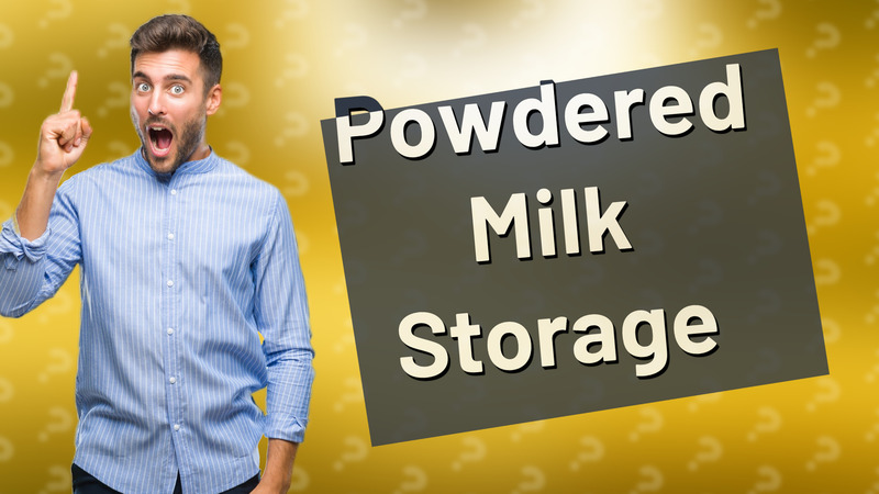 Powdered Milk Storage