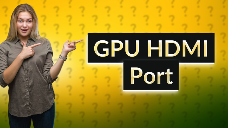 GPU HDMI Port