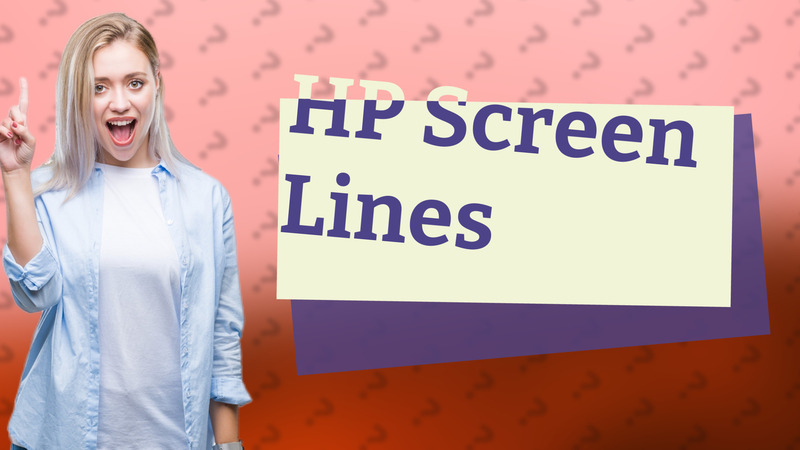 HP Screen Lines