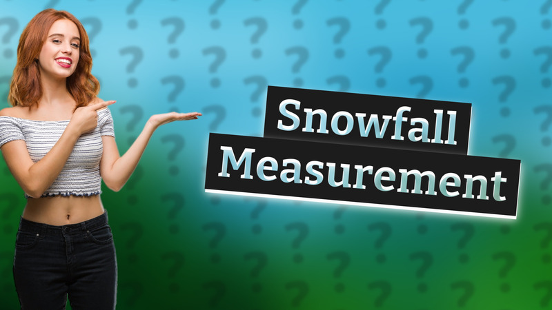 Snowfall Measurement