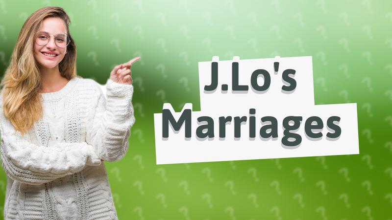 J.Lo's Marriages