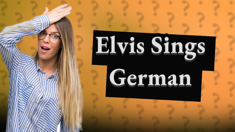 Elvis Sings German