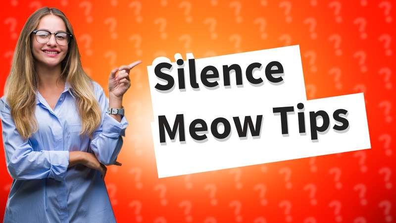 Silence Meow Tips