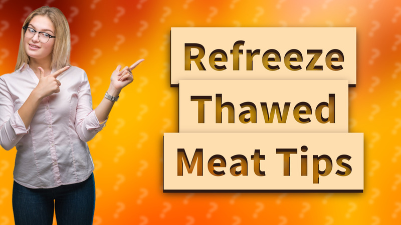 Refreeze Thawed Meat Tips
