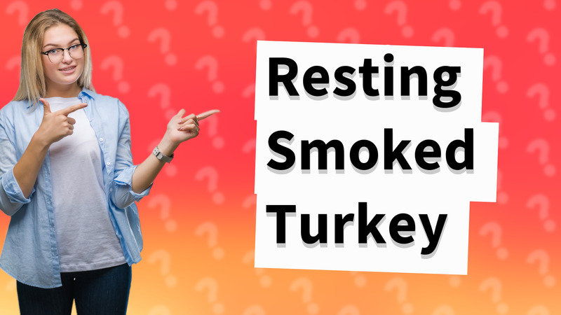 Resting Smoked Turkey