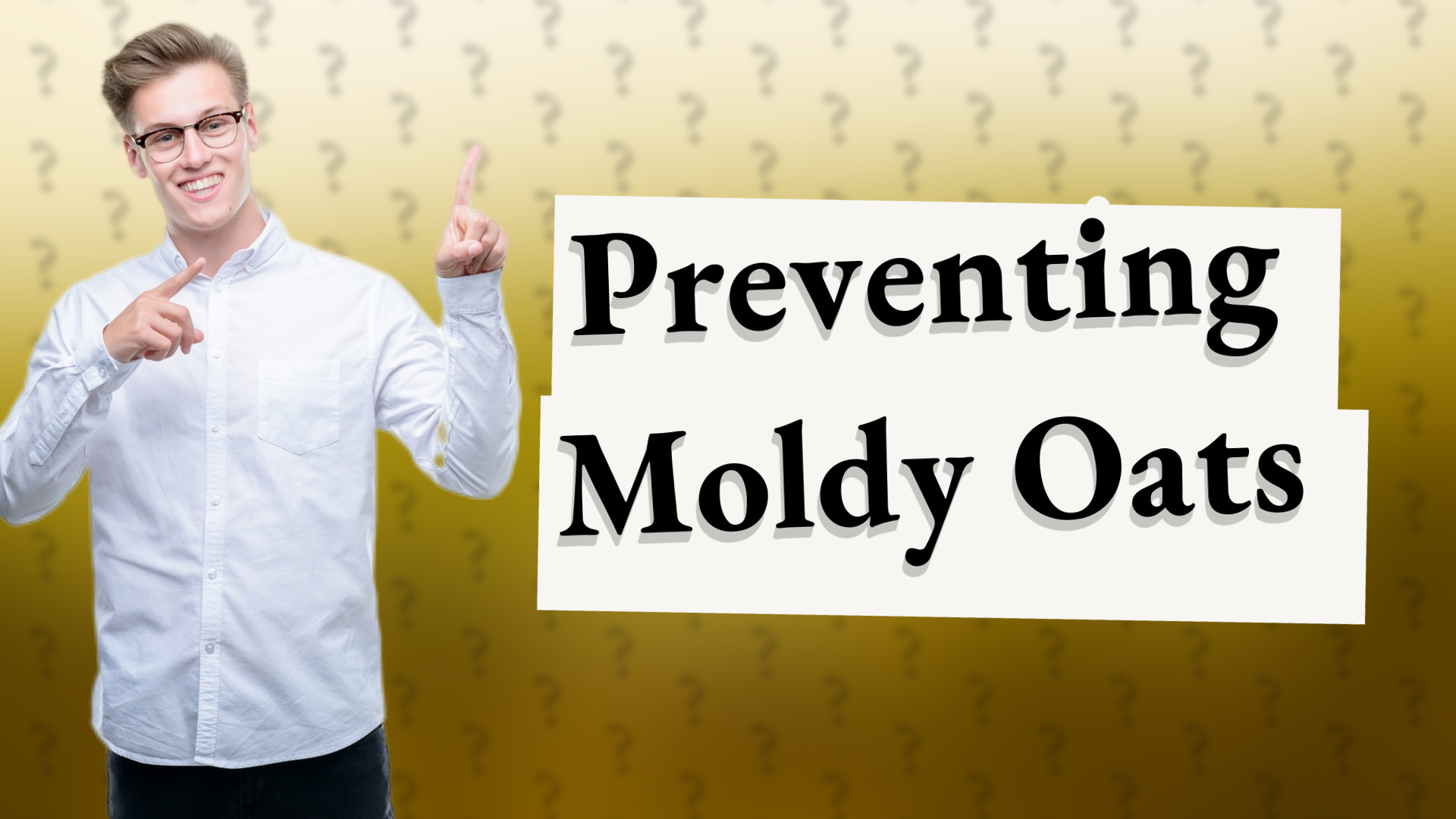 Preventing Moldy Oats