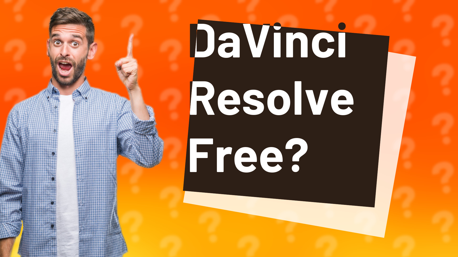 DaVinci Resolve Free?