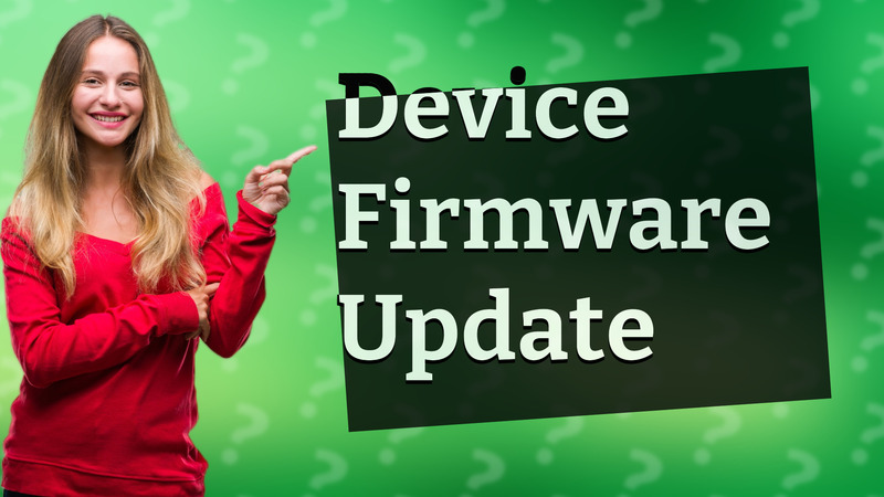 Device Firmware Update