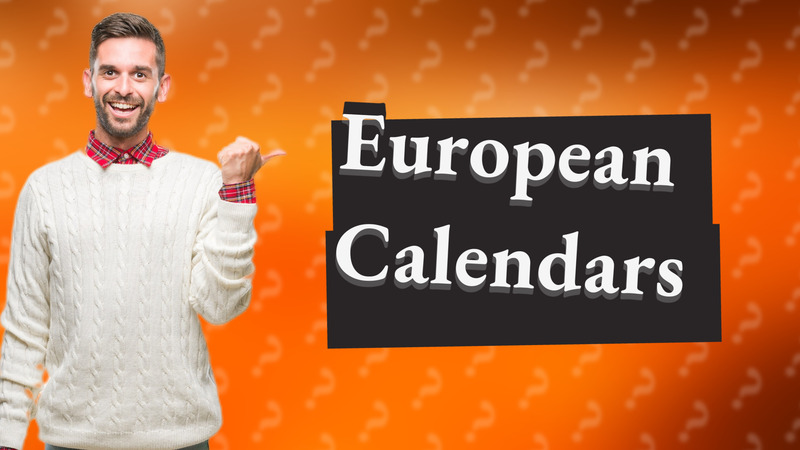 European Calendars