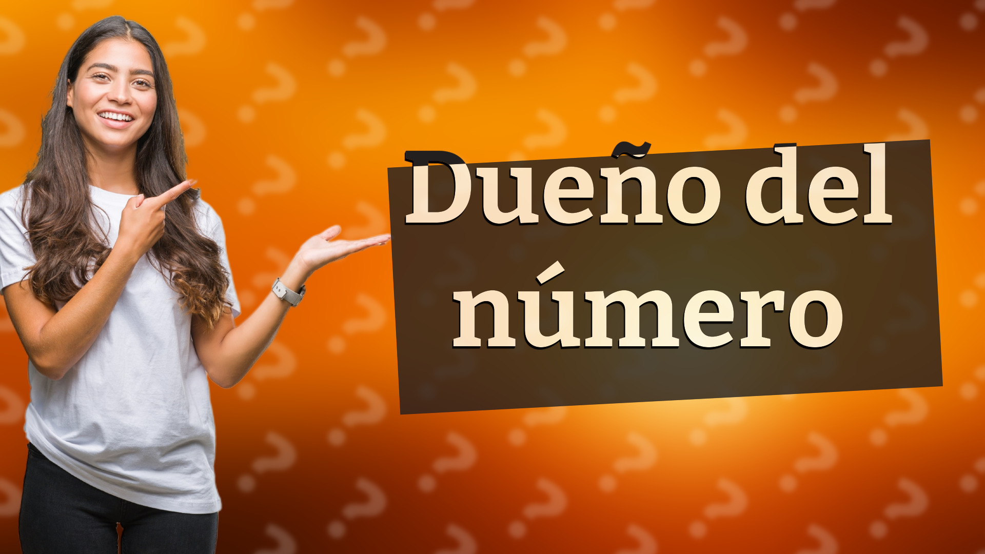 Dueño del número
