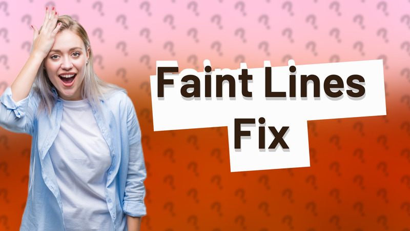 Faint Lines Fix