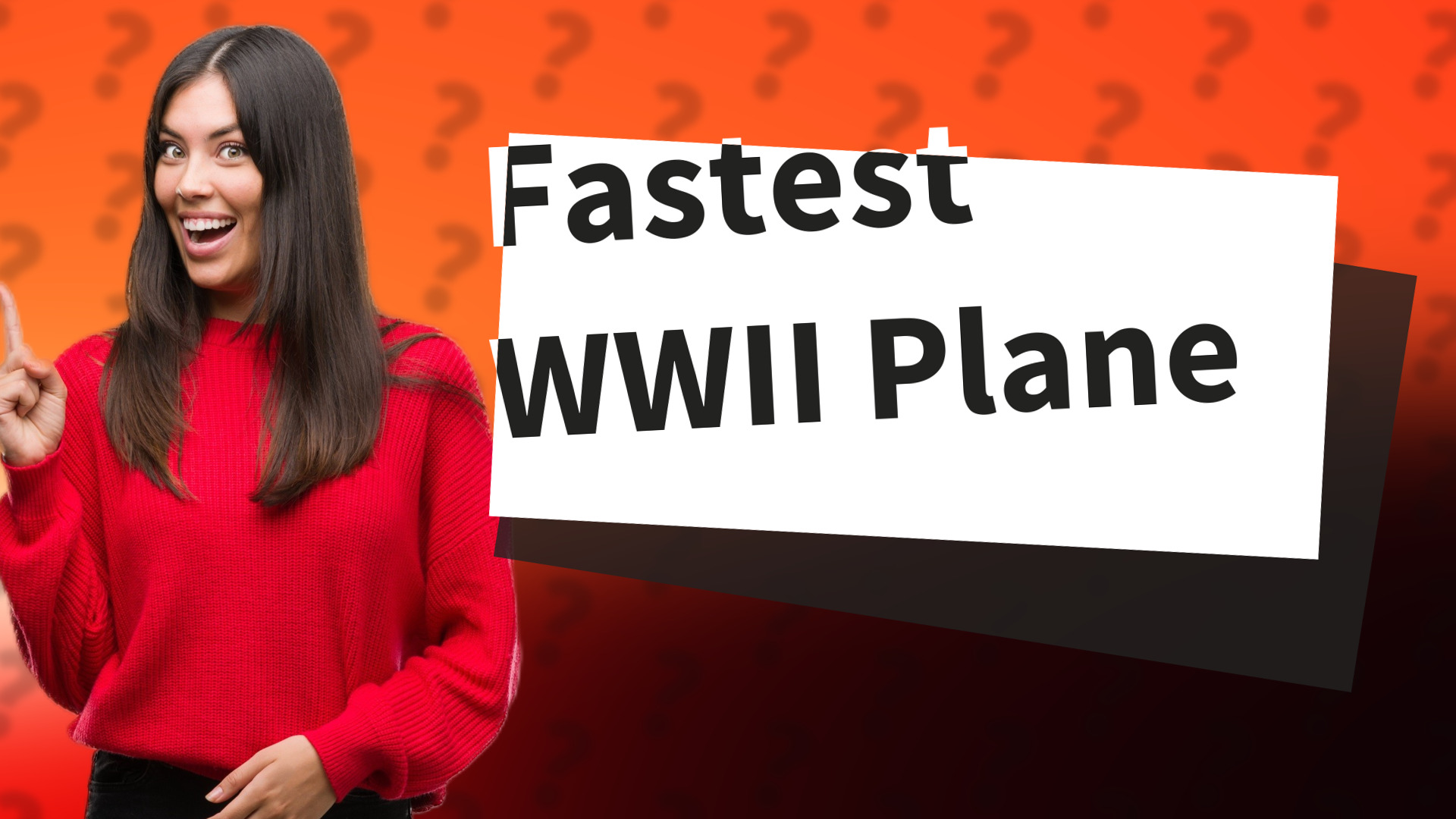 Fastest WWII Plane