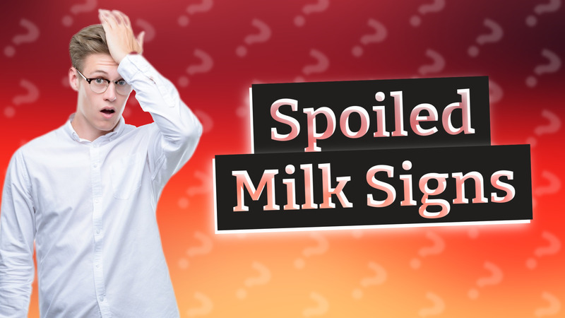 Spoiled Milk Signs
