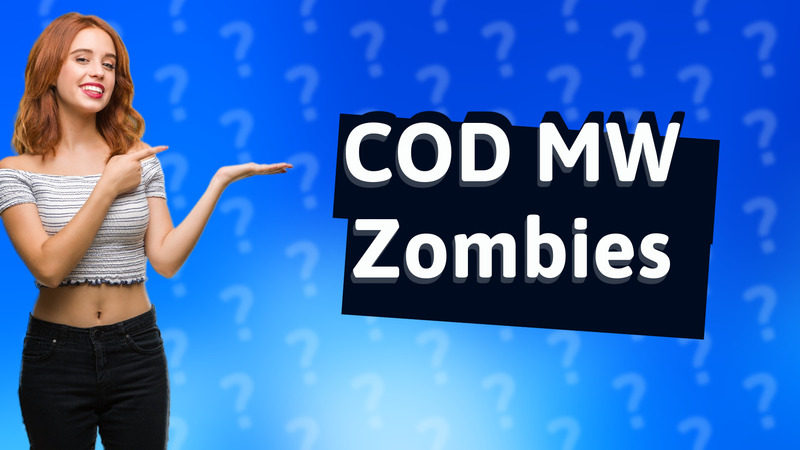 COD MW Zombies