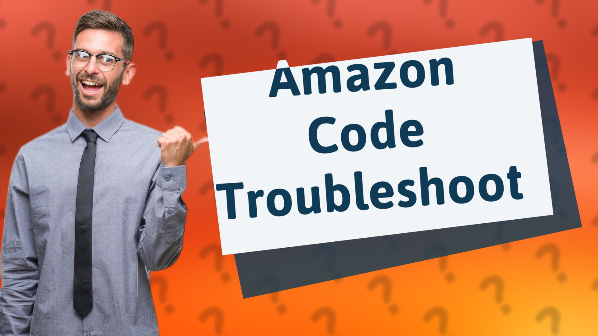 Amazon Code Troubleshoot