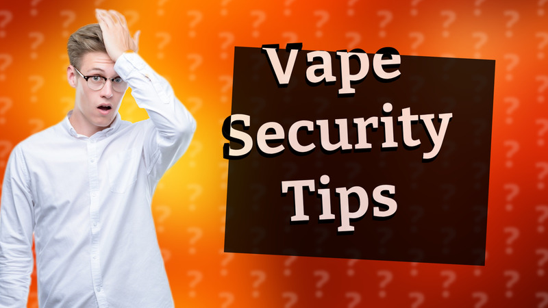 Vape Security Tips