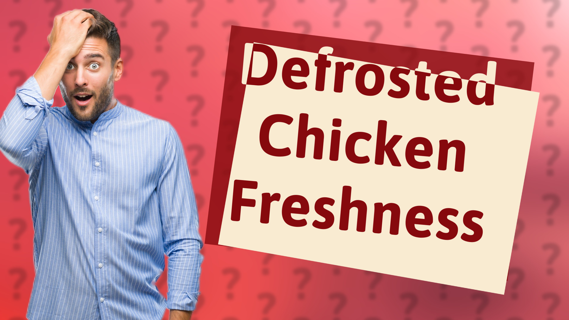 Defrosted Chicken Freshness