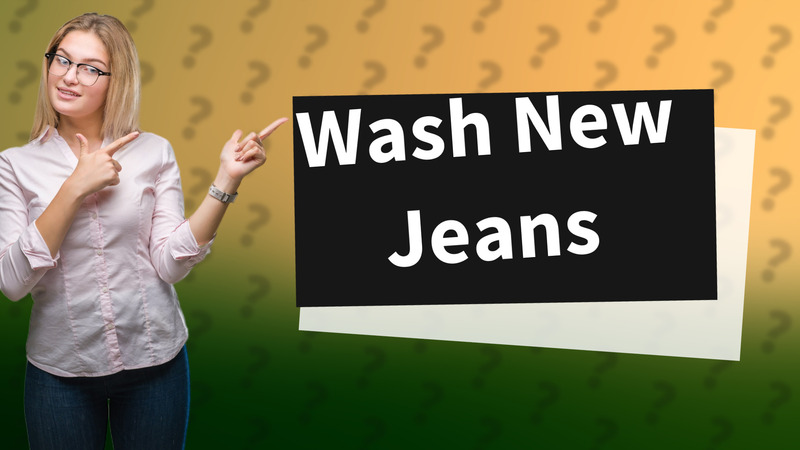 Wash New Jeans