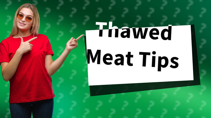 Thawed Meat Tips