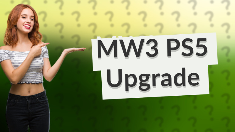 MW3 PS5 Upgrade