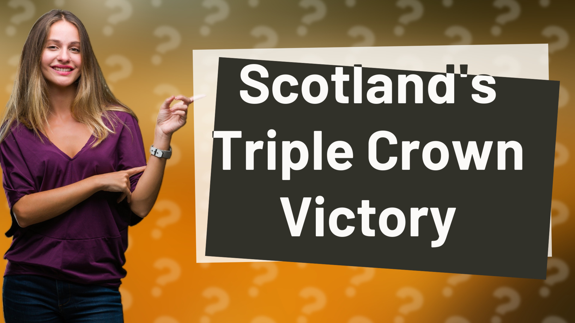Scotland's Triple Crown Victory
