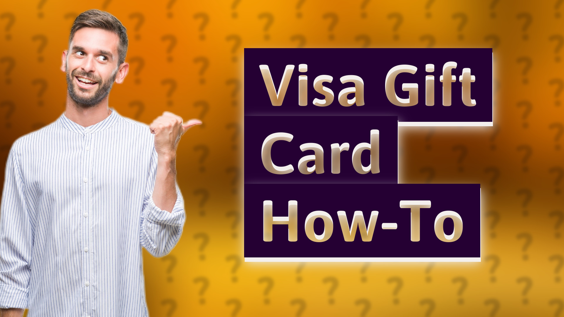 Visa Gift Card How-To