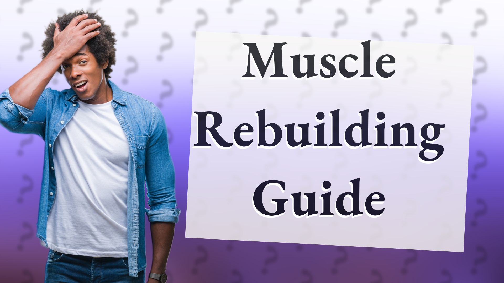 Muscle Rebuilding Guide
