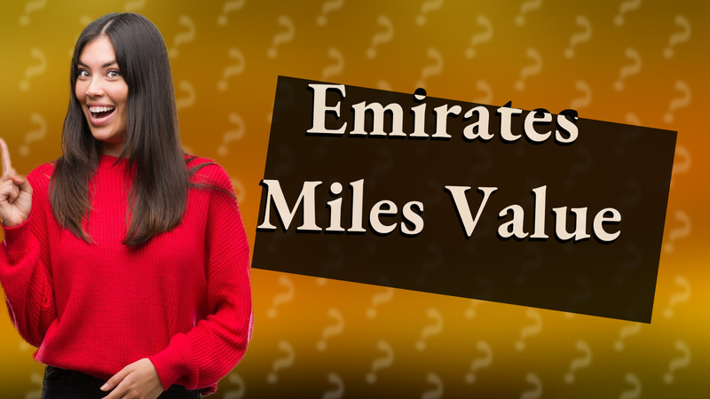 Emirates Miles Value