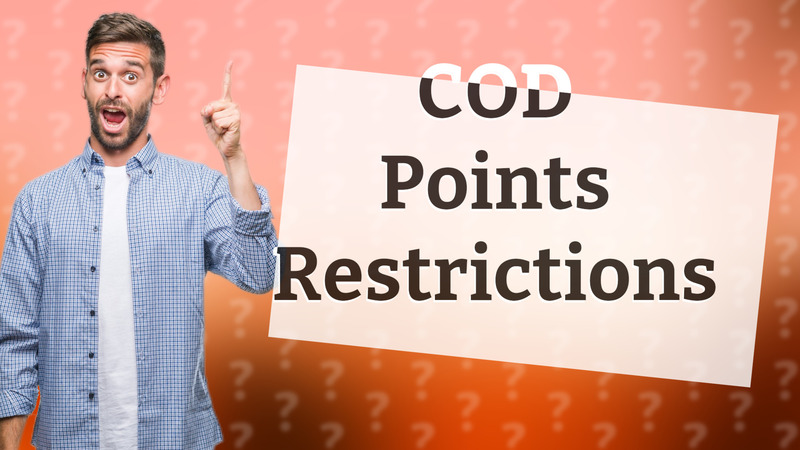 COD Points Restrictions