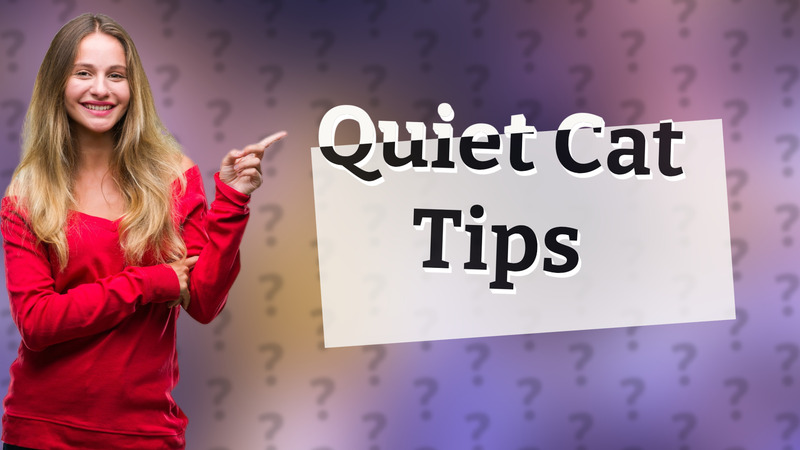 Quiet Cat Tips