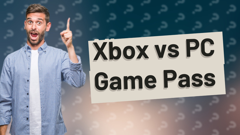 Xbox vs PC Game Pass