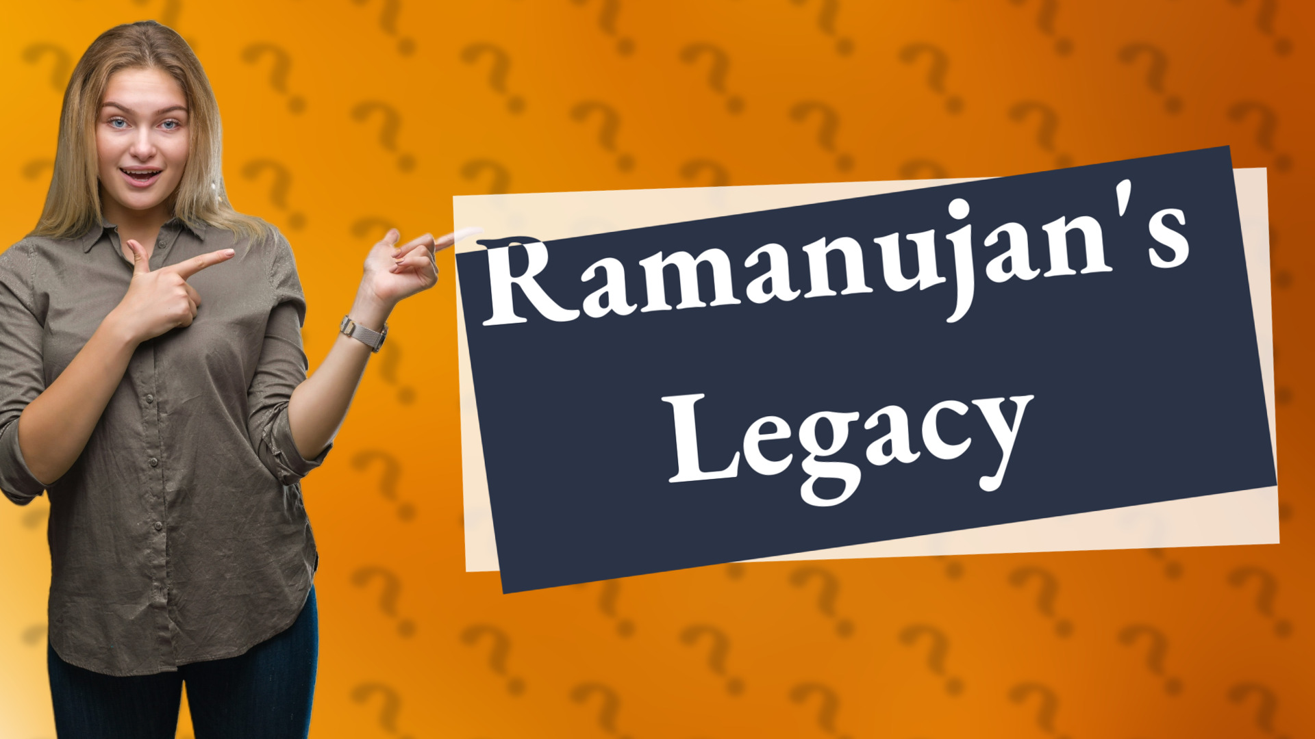 Ramanujan's Legacy