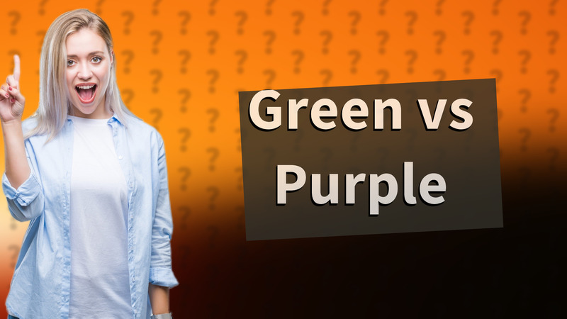 Green vs Purple