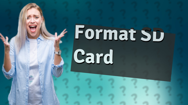Format SD Card