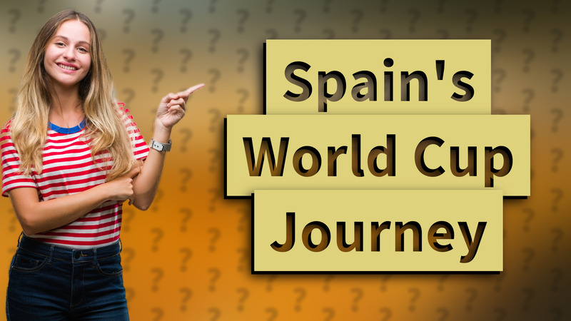 Spain's World Cup Journey
