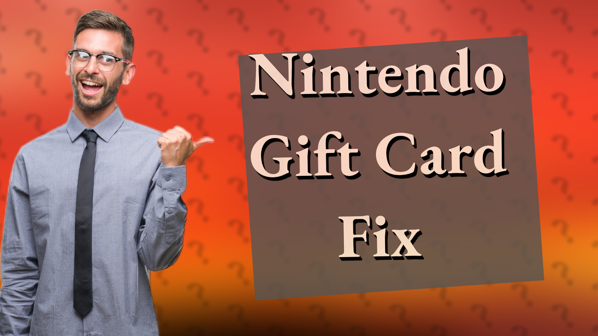 Nintendo Gift Card Fix