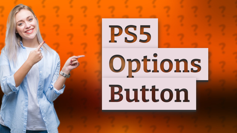 PS5 Options Button