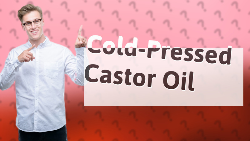Cold-Pressed Castor Oil