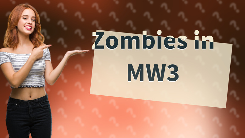 Zombies in MW3