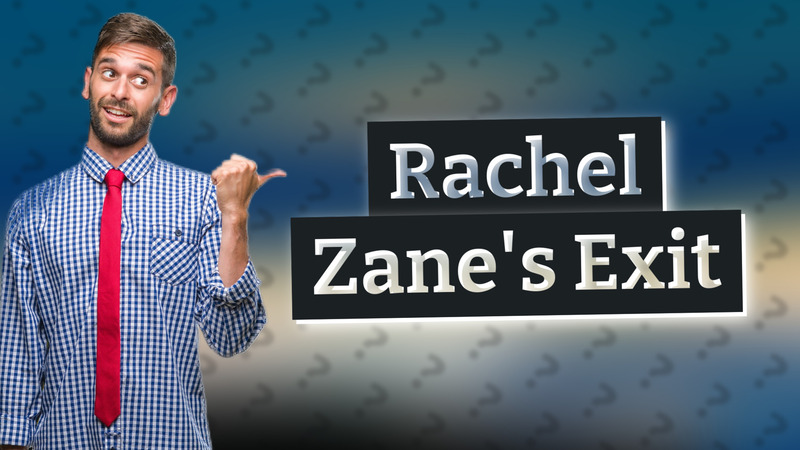 Rachel Zane's Exit