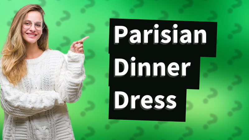 Parisian Dinner Dress