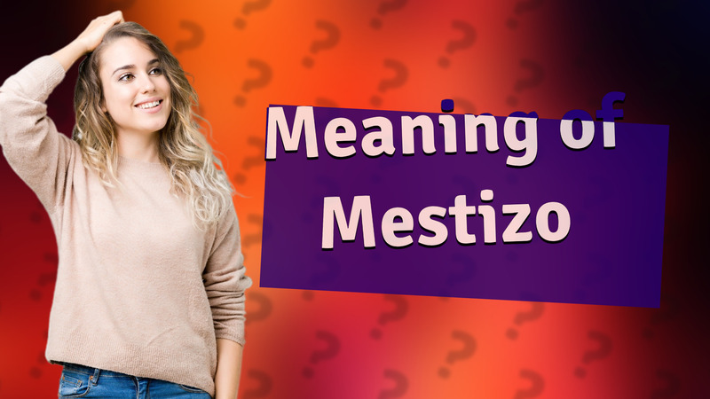 Meaning of Mestizo