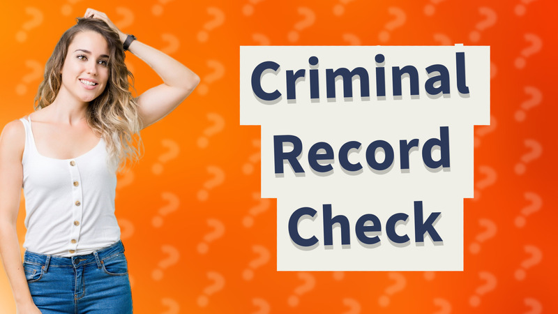 Criminal Record Check