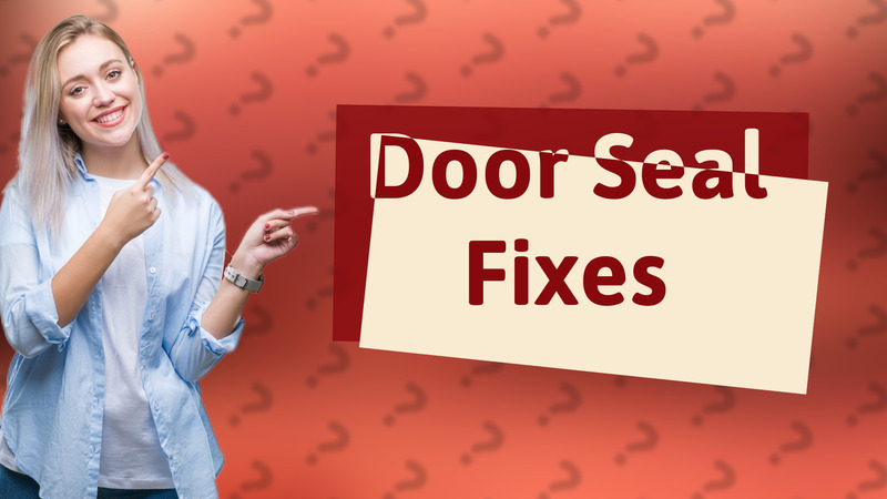 Door Seal Fixes